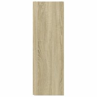 Hoekkast 33x33x100 cm bewerkt hout sonoma eikenkleurig 6
