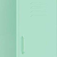 Opbergkast 42,5x35x101,5 cm staal mint 7