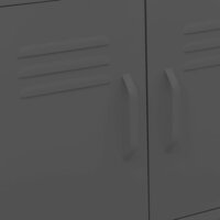 Opbergkast 60x35x56 cm staal antracietkleurig 7