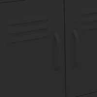 Opbergkast 60x35x56 cm staal zwart 7