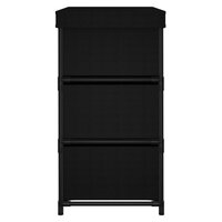 Opbergkast met 6 lades 55x29x55 cm staal zwart 4