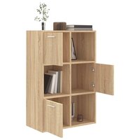 Opbergkast 60x29,5x90 cm bewerkt hout sonoma eikenkleurig 5