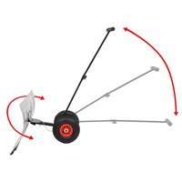 Sneeuwploeg handbediend met wielen 100x44 cm 3