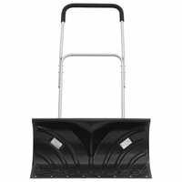 Sneeuwschep met uitschuifbaar handvat 66 cm bladstaal zwart 2