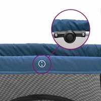 Babybox met matras linnen marineblauw 7