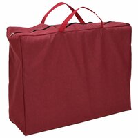 Babybox met matras linnen rood 8