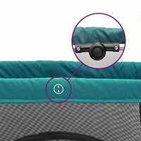 Babybox met matras linnen groen 7