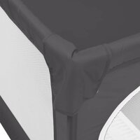 Babybox met 2 deuren oxford stof donkergrijs 7