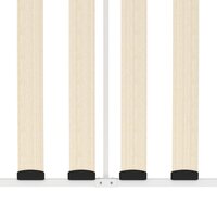 Bedbankframe metaal wit 90x200 cm 7