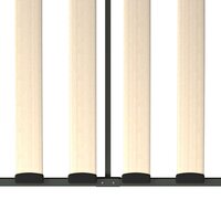 Bedbankframe metaal grijs 90x200 cm 7