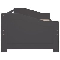 Bedbank 3-zits massief grenenhout donkergrijs 90x200 cm 5