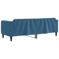 Slaapbank 80x200 cm fluweel blauw 5