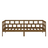 Slaapbank massief grenenhout honingbruin 80x200 cm 8