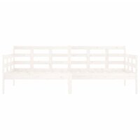 Slaapbank massief grenenhout wit 90x190 cm 8