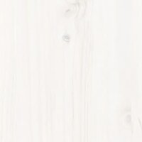 Slaapbank zonder matras 80x200 cm massief grenenhout wit 9