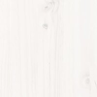 Slaapbank zonder matras 90x190 cm massief grenenhout wit 9