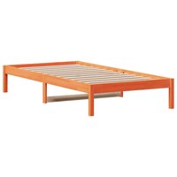 Slaapbank zonder matras 90x200 cm massief grenenhout wasbruin 3