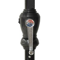 Parasol met LED&amp;apos;s en stalen paal 2x3 m groen 8