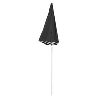Parasol met stalen paal 180 cm antracietkleurig 3