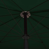Parasol met paal 200x130 cm groen 5