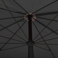 Parasol met paal 200x130 cm antracietkleurig 5
