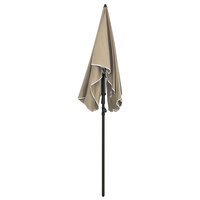 Parasol met paal 200x130 cm taupe 3