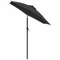 Parasol 200x224 cm aluminium antraciet 3
