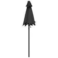 Parasol 200x224 cm aluminium antraciet 4