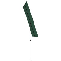 Parasol met aluminium paal 180x110 cm groen 5