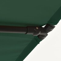 Parasol met aluminium paal 180x110 cm groen 9