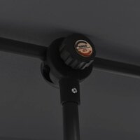 Parasol met aluminium paal 180x110 cm zwart 8