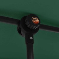 Parasol met aluminium paal 2x1,5 m groen 8