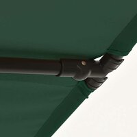 Parasol met aluminium paal 2x1,5 m groen 9