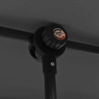 Parasol met aluminium paal 2x1,5 m antracietkleurig 8