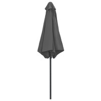 Parasol met aluminium paal 270x246 cm antracietkleurig 4