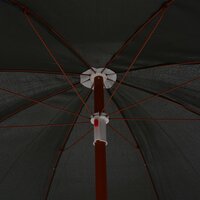 Parasol met stalen paal 180 cm antracietkleurig 4