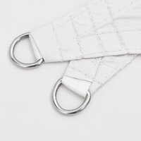 Zonnescherm driehoekig 3x4x5 m oxford stof wit 5