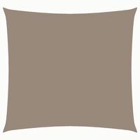 Zonnescherm vierkant 2x2 m oxford stof taupe 2