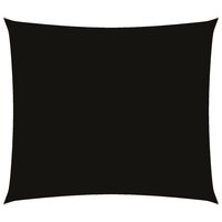 Zonnescherm rechthoekig 2x2,5 m oxford stof zwart 2