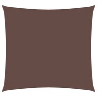 Zonnescherm vierkant 2,5x2,5 m oxford stof bruin 2