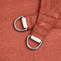 Zonnezeil 160 g/m&sup2; 2x3 m HDPE terracottakleurig 5