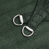 Zonnezeil 160 g/m&sup2; 4,5x4,5x4,5 m HDPE donkergroen 6