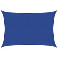 Zonnezeil 160 g/m&sup2; 2,5x4 m HDPE blauw 2