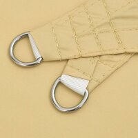 Zonnezeil 3x3x4,25 m 100% polyester oxford zandkleurig  5