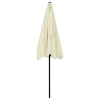 Strandparasol 200x125 cm zandgeel 5