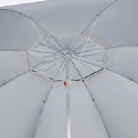 Strandparasol met zijwanden 215 cm groen 6