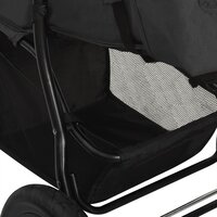 Kinderwagen staal antracietkleurig 7