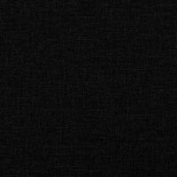 Driezitsbank Chesterfield-stijl stof zwart 8