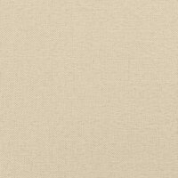 2-delige Loungeset met kussens stof cr&egrave;mekleurig 5