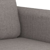 2-delige Loungeset met kussens stof taupe 5